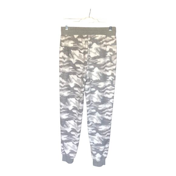 Hem & Thread Gray Camo Jogger Pants Drawstring Waist Womens Size Small - Picture 7 of 10